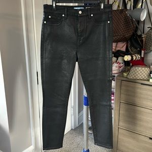 7 for all Mankind Coated high waist ankle skinny - 31